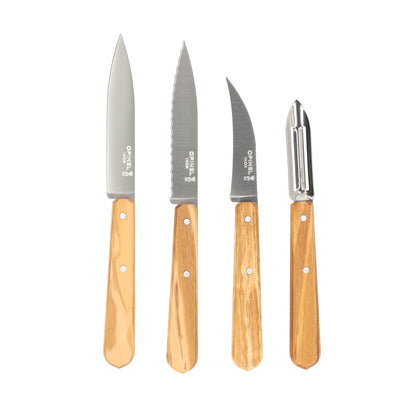 Opinel - Kitchen set 4-piece, Opinel, Les Essentiels Olive