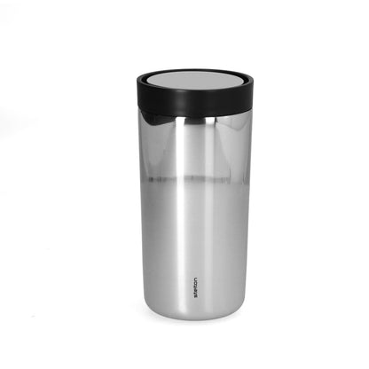 Stelton - To Go Click vacuum insulated cup 0.4 l steel