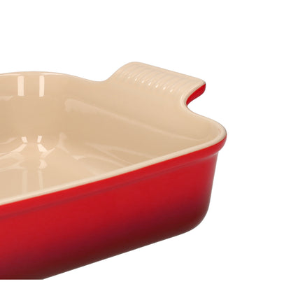 Le Creuset - Heritage Oven dish rectangular Cherry red 32 x 24 cm