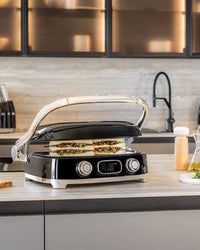 Gril multifonction Smeg | Noir | Années 1950 | Gril de contact