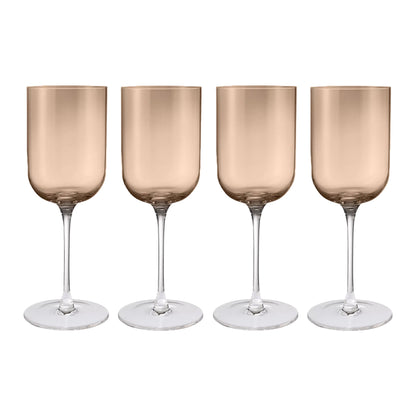 Blomus - FUUMI Rode Wijnglazen Coffee 400 ml (set van 4)