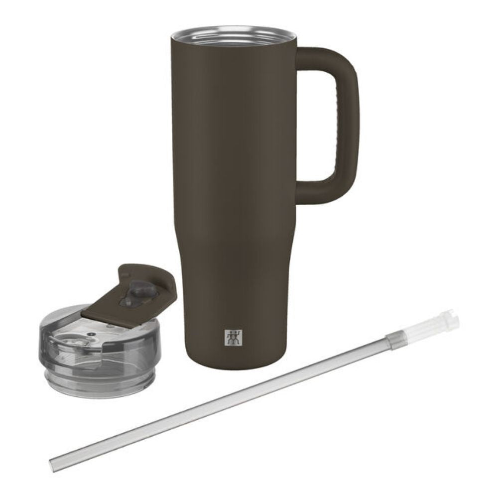 Zwilling - Thermo Plus | Chocolat | 900 ml | Mug isotherme avec paille