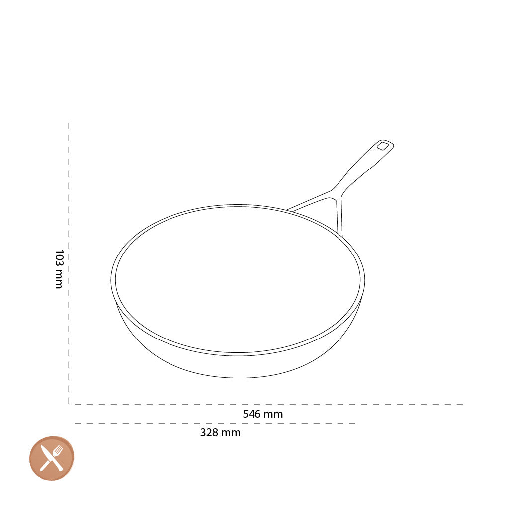 Demeyere - Alu Pro 5 Ceraforce Frying Pan 32 cm