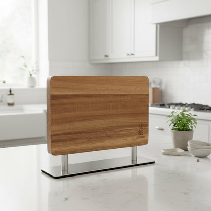 Shinrai Knives - Magnetic Knife Block Punch - Acacia Wood