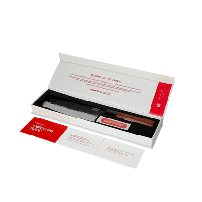 Shinrai Knives - Kurayami 7-piece Damascus Knife Set