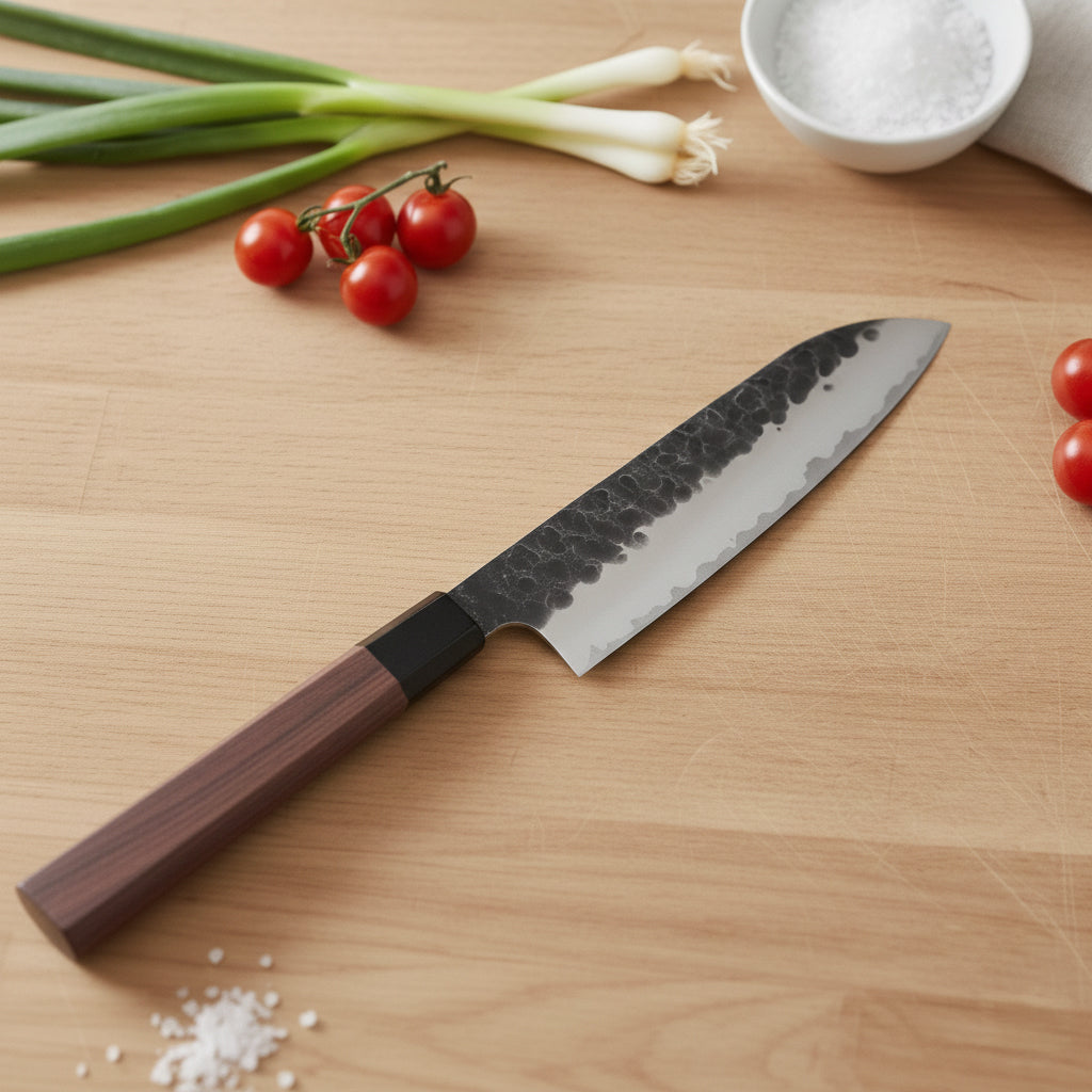 Shinrai Knives - Kurayami 7-piece Damascus Knife Set