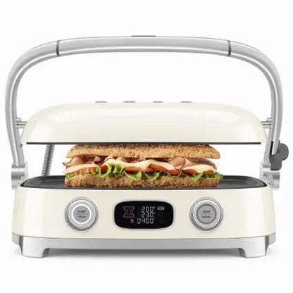 Smeg - Multifunction Grill | Cream | 50s Style | Contact Grill