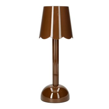 Addison Ross - Scallop Tafellamp LED - Chocolate - 28 cm Tafellamp Addison Ross 