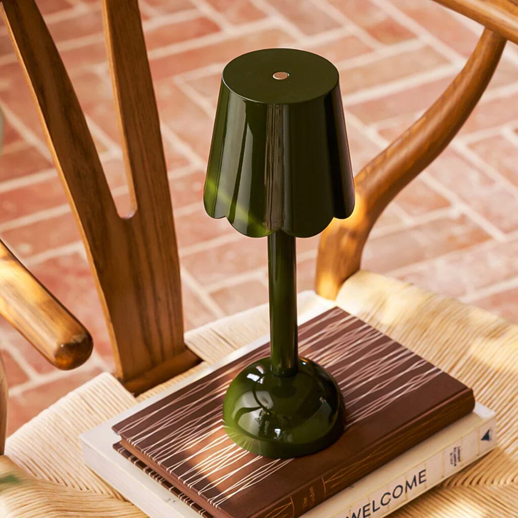 Addison Ross - Scallop Tafellamp LED - Khaki - 28 cm Tafellamp Addison Ross 