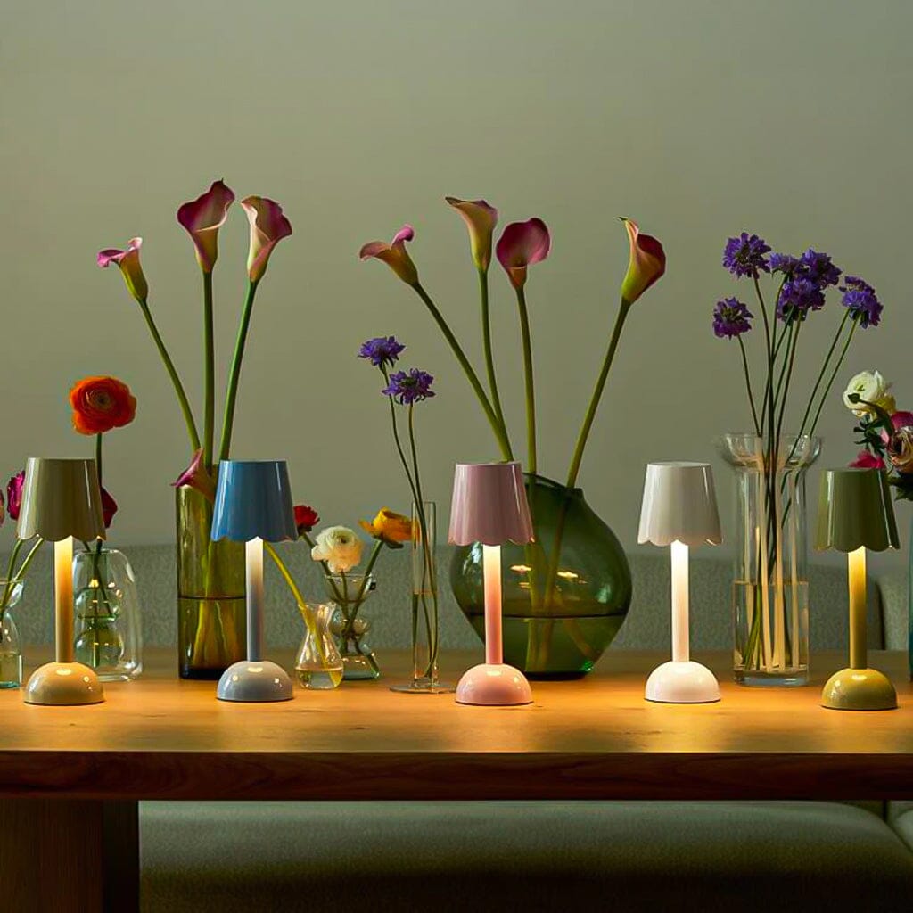 Addison Ross - Scallop Tafellamp LED - White - 28 cm Tafellamp Addison Ross 