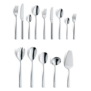 Amefa - Martin - Ménagère 60 pièces pour 6 personnes - Finition brillante - Couleur argent