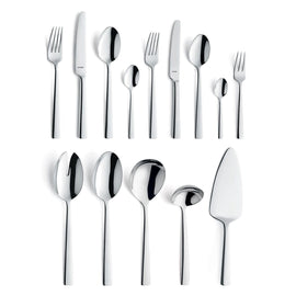 Amefa - Moderno 60-delige Bestekset 6 Personen Hoogglans - Zilverkleurig Bestekset Amefa 