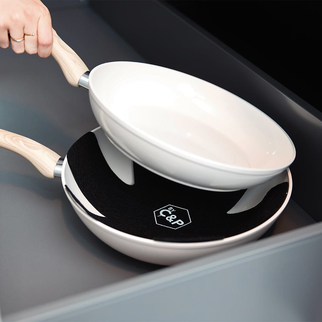 Cook & Pan - Go Ivory Koekenpannenset 3-delig Pannenset Cook & Pan 