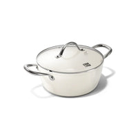Cook & Pan - Go Ivory Kookpan 20 cm met glazen deksel Kookpan Cook & Pan 