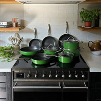 Cook & Pan - Honey Go Green Pannenset 7-delig Pannenset Cook & Pan 