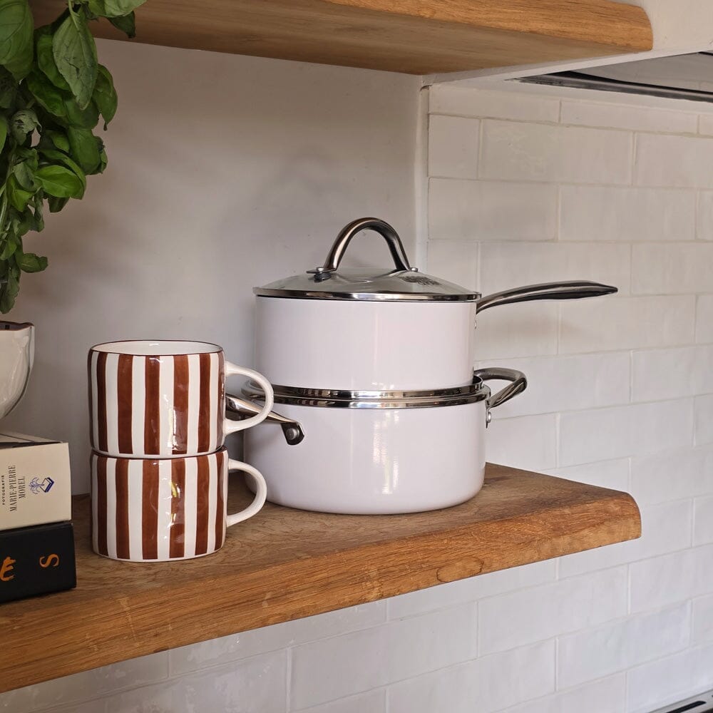 Cook & Pan - Honey Go Ivory Pannenset 7-delig Pannenset Cook & Pan 