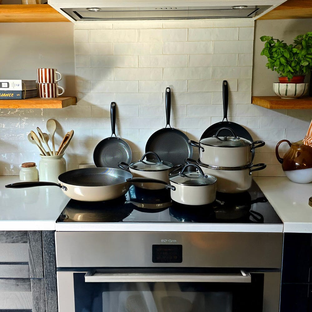 Cook & Pan - Honey Taupe of Mind Kookpot 20 cm met glazen deksel Cook & Pan 