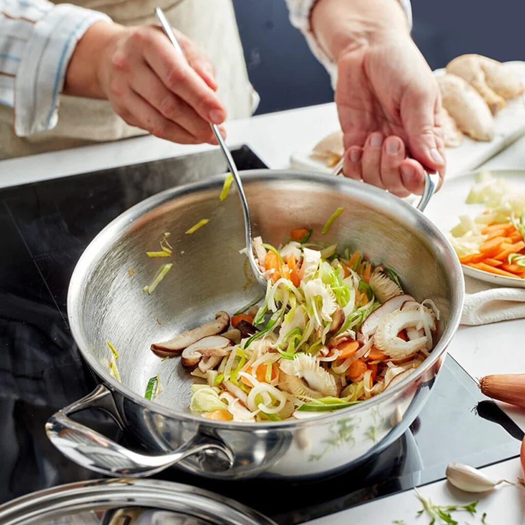 ✨ 新品 24cm DEMEYERE ATLANTIS 7 コニカルソテーパン Demeyere - Atlantis 7 Conical simmering pan with lid 24 cm