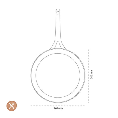 GreenPan - Geneva koekenpan met keramische antiaanbaklaag 24cm Koekenpan GreenPan 