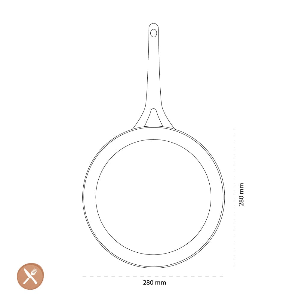 GreenPan - Geneva koekenpan met keramische antiaanbaklaag 28cm Koekenpan GreenPan 