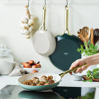 GreenPan - Natural 3-delige pannenset met keramische antiaanbaklaag 20/24/28 cm Pannenset GreenPan 