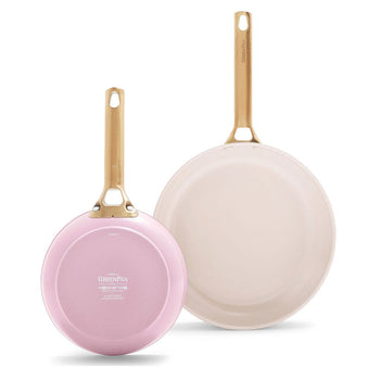 GreenPan - Padova Blush Pink 2-delige Pannenset met keramische antiaanbaklaag Pannenset GreenPan 