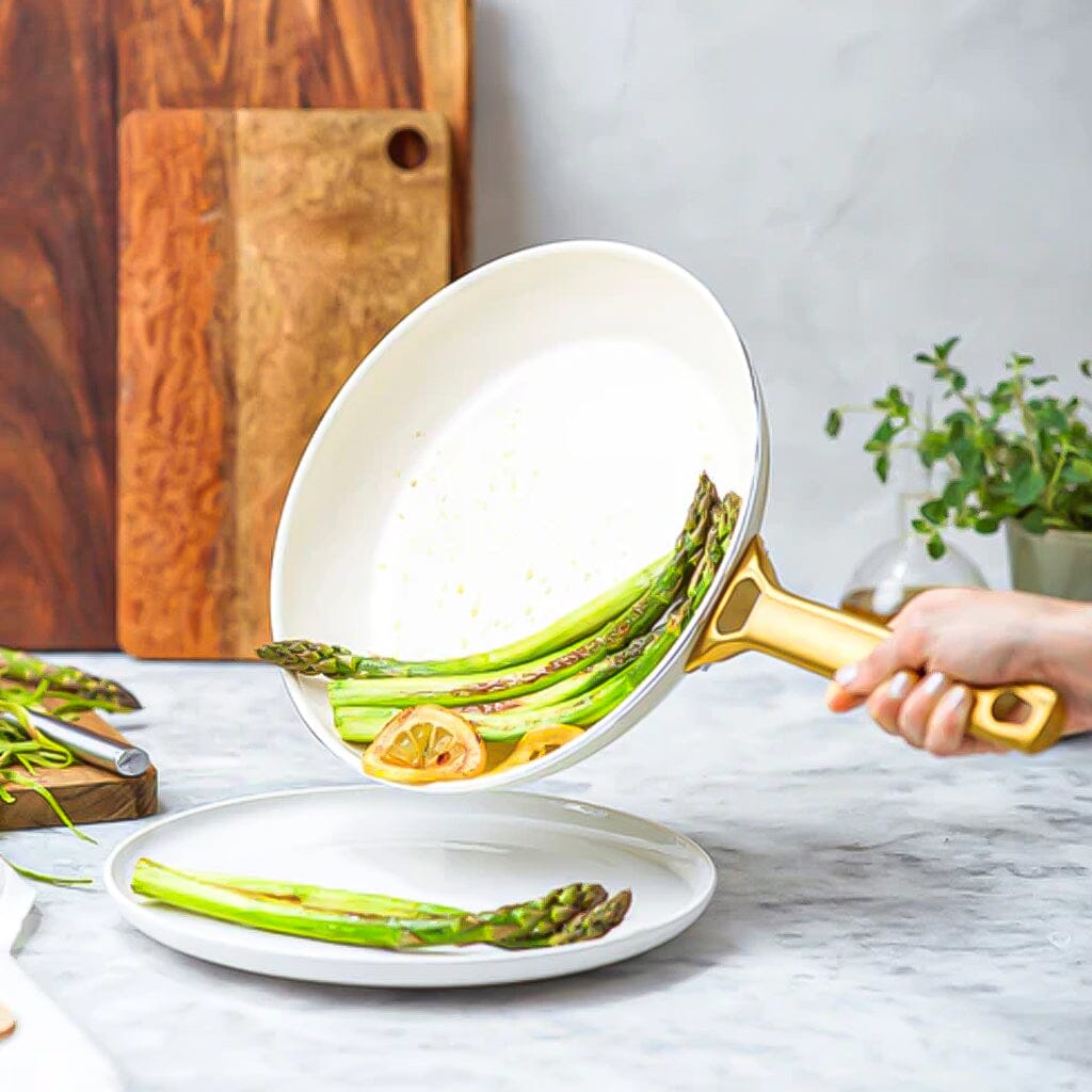 GreenPan - Padova Cream White 10-piece pan set – KookGigant