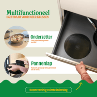 Cook & Pan - Taupe of Mind Induction Hob Protector Set - 4 Pack