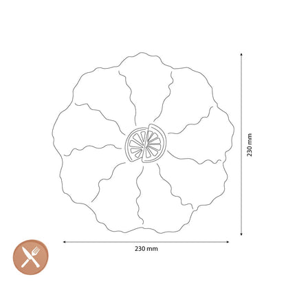 &Klevering - Bord Oester Serveerschaal &Klevering 