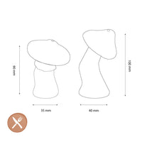 &Klevering - Zout & Peper - Magische Paddenstoel Peper- en zout set &Klevering 