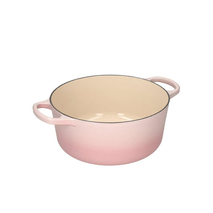 Le Creuset - Braad- / Stoofpan Signature rond Shell Pink 24cm 4,2l Le Creuset 