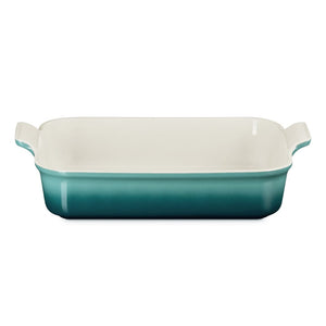 Plat à four rectangulaire Heritage Le Creuset Bleu Riviera 32 x 24 cm