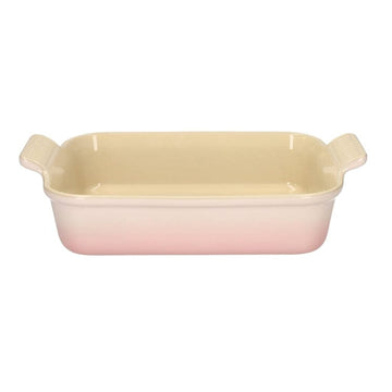 Le Creuset - Heritage Ovenschaal rechthoekig Shell Pink 26 x 19 cm Ovenschaal Le Creuset 