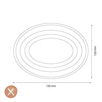 Le Creuset - Lepelhouder ovaal Bleu Riviera 15cm Lepelhouder Le Creuset 