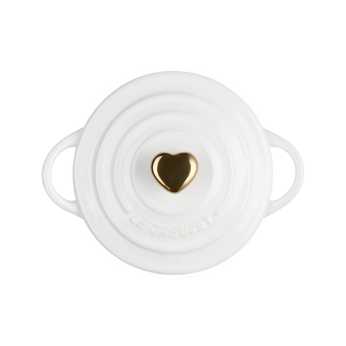 Le Creuset - Mini Braadpan - Valentijn - Wit Le Creuset 