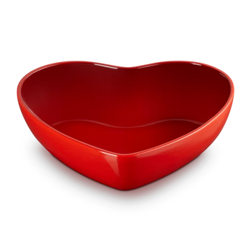 Le Creuset - Serveerschaal Hart Kersenrood 30 cm serveerschaal Le Creuset 