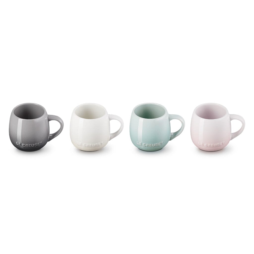 Le Creuset - Set van 4 Mokken Coupe 0,32l Mok Le Creuset 