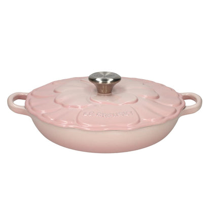 Le Creuset - Signature Campagnard Braadpan Bloesem 26 cm Shell Pink Braadpan Le Creuset 