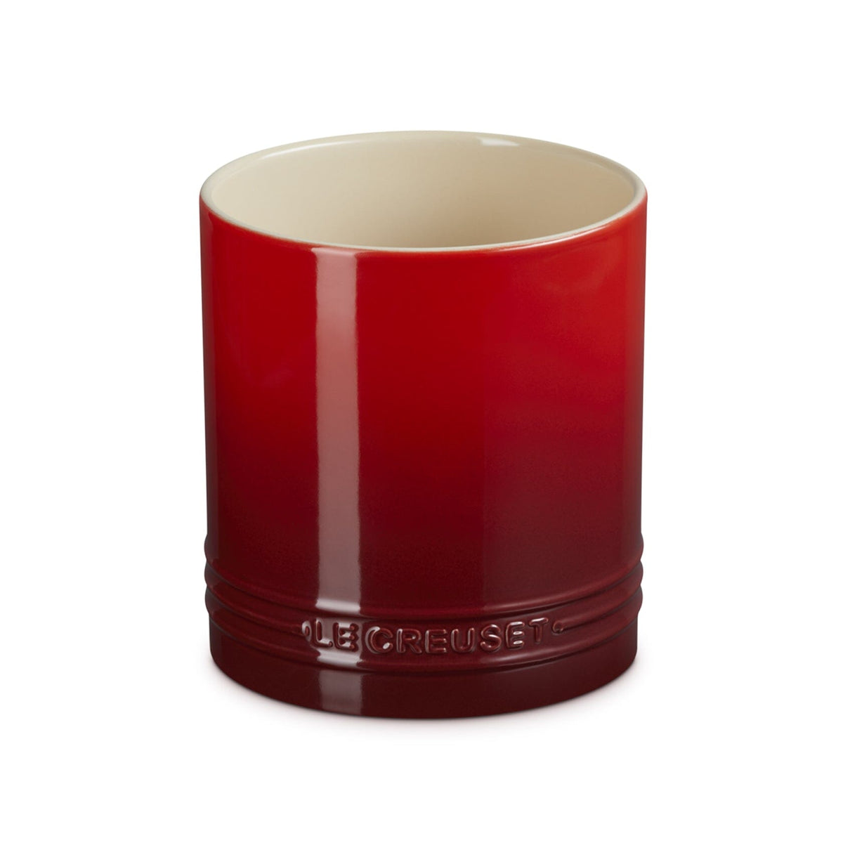 Le Creuset - Bol à spatules rouge cerise 1,1 L, porte-ustensiles de cuisine Le Creuset 