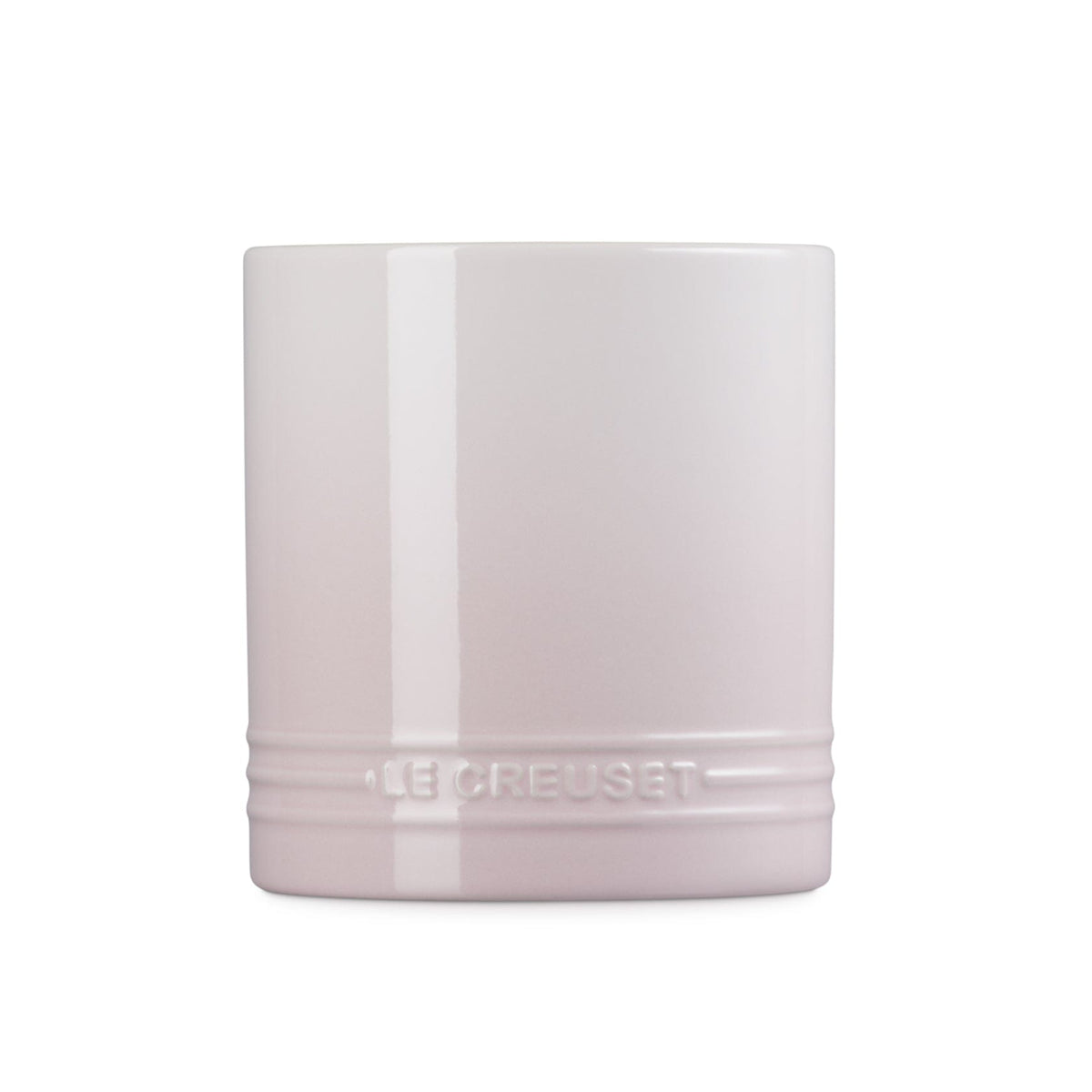 Le Creuset - Pot à spatules rose coquillage 1,1 L, porte-ustensiles de cuisine Le Creuset 