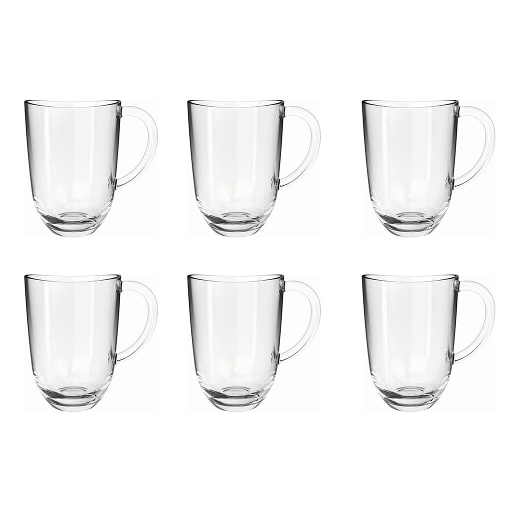 Leonardo - Napoli Latte Macchiato Glas 380ml - 6 stuks Koffiekopjes Leonardo 