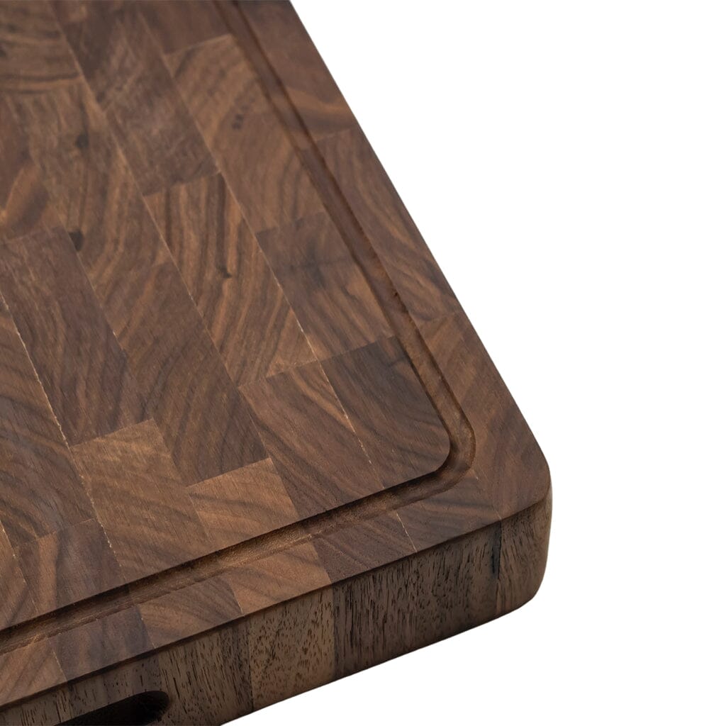 Shinrai Knives - Luxury Cutting Board Walnut Wood - End