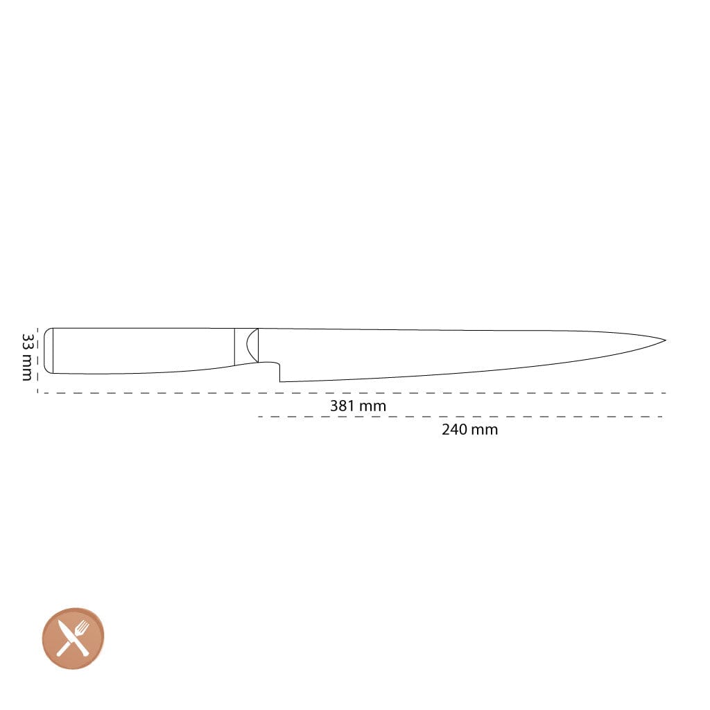 Miyabi - 5000FCD Sujihiki 240 mm Miyabi 