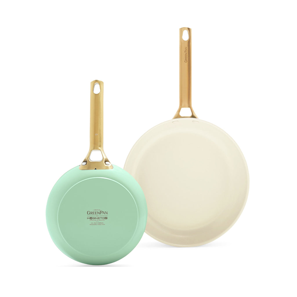 GreenPan - Set de poêles Padova Mint Green 2 pièces avec revêtement antiadhésif en céramique 20/26 cm