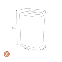 OXO - POP 2.0 Rechthoekig medium, 2,6 liter Voorraadpot OXO 