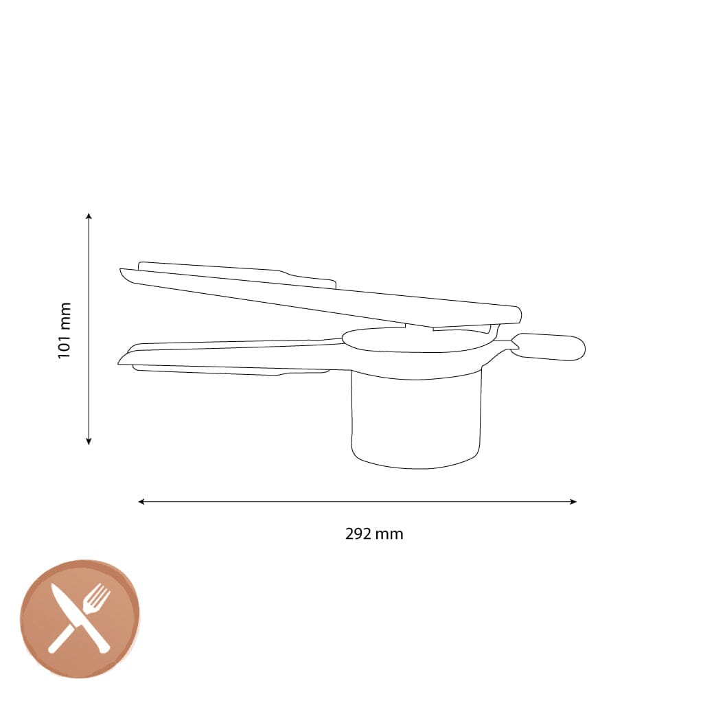OXO - Pureepers rvs 29 cm OXO 