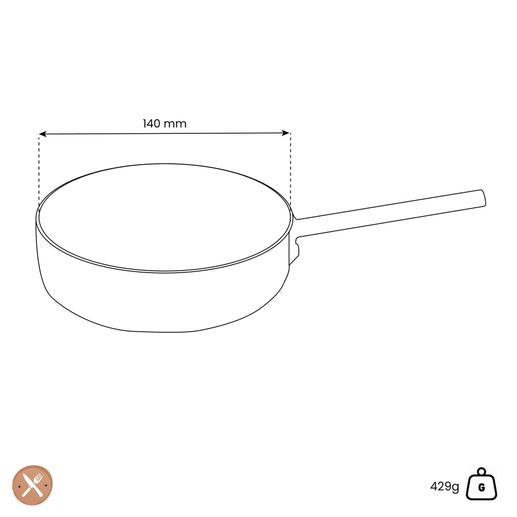 14 cm Frying Pan with Handles