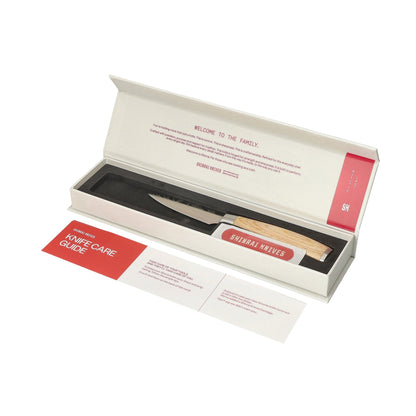 Couteaux Shinrai - Coffret de 6 couteaux Akari Damascus Print