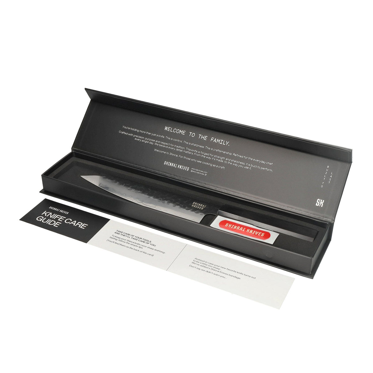 Shinrai Knives - Blackout Edition Damascus Kiritsuke 20 cm Shinrai Knives 