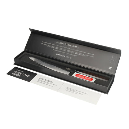 Shinrai Knives - Blackout Edition Damascus Koksmes 20 cm Shinrai Knives 